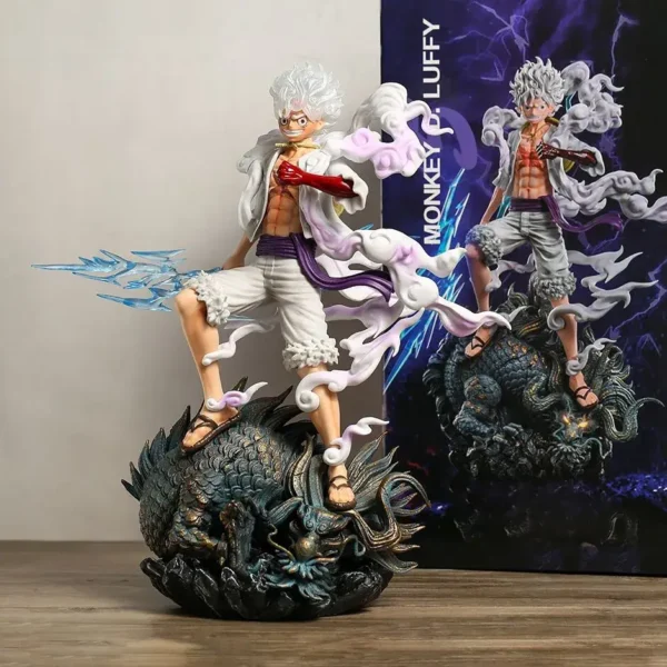 figura luffy gear 5 dios del sol