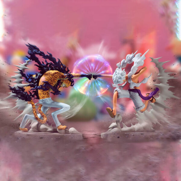 figura de accion de luffy gear 5