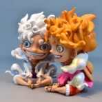 figura luffy gear 5 kawaii