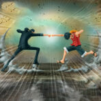 figura luffy vs lucci