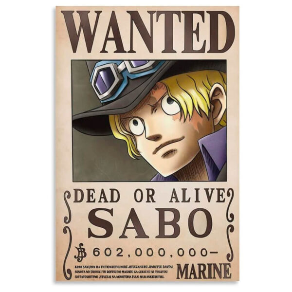 poster wanted sabo