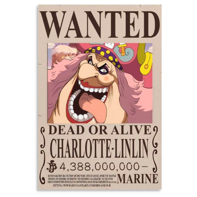 poster wanted big mom poster wanted big mom