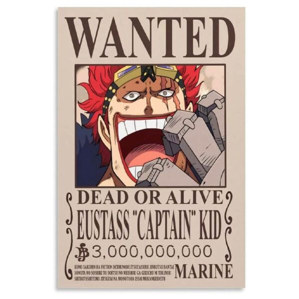 poster wanted captain kid