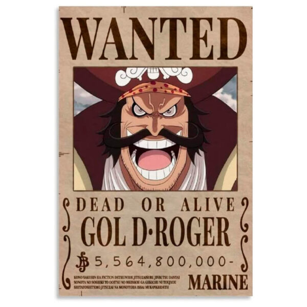 poster wanted gol d roger