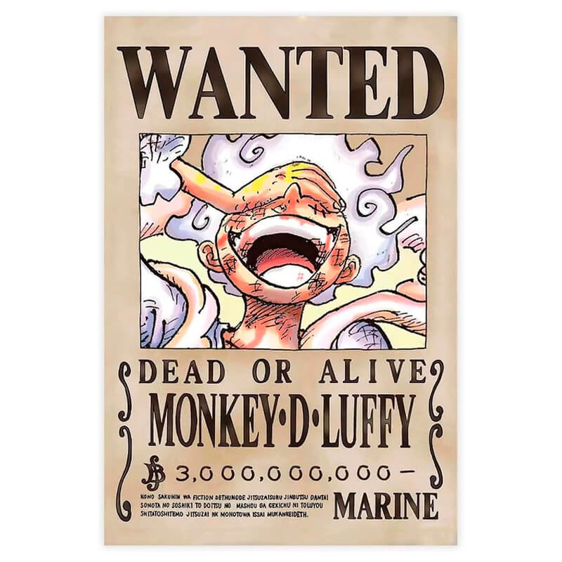 wanted luffy gear 5 wanted luffy gear 5