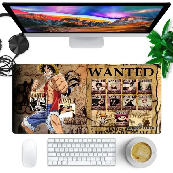 alfombrilla teclado wanted one piece