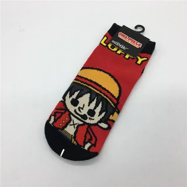 calcetines rojos luffy