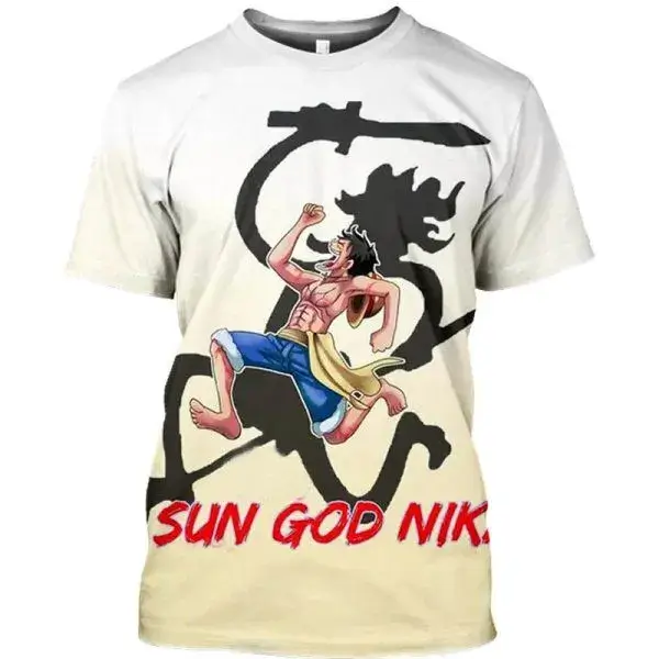 camiseta luffy gear 5 sungod