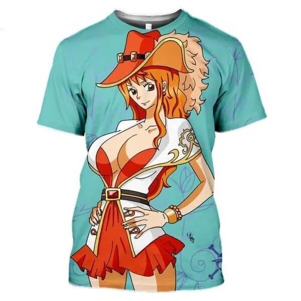 camiseta nami one piece