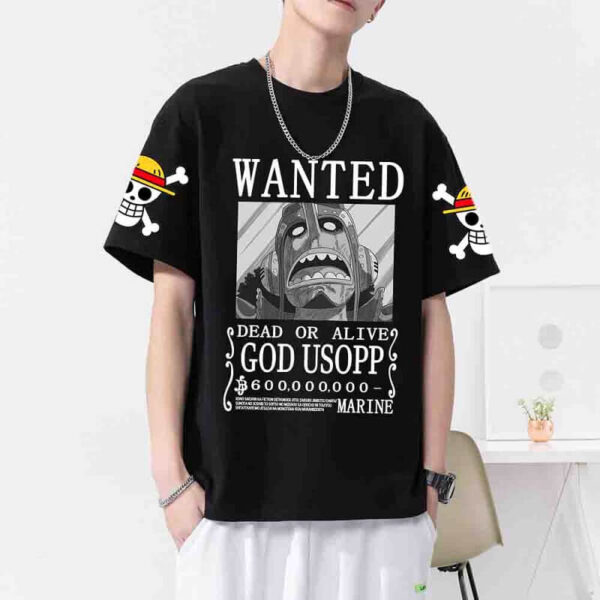camiseta one piece god usopp
