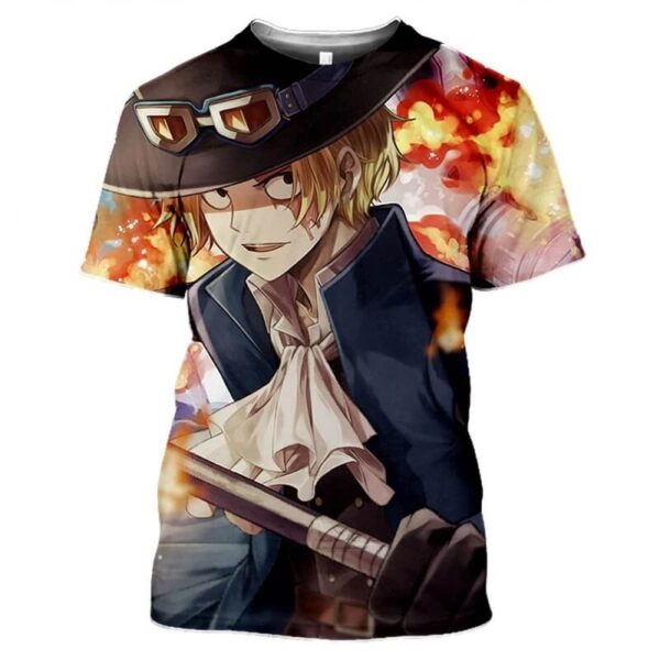 camiseta one piece sabo