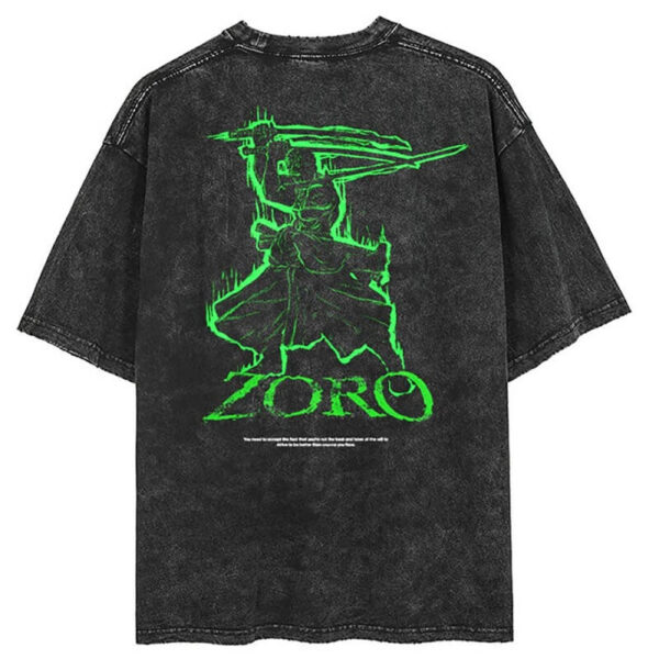 camiseta one piece zoro