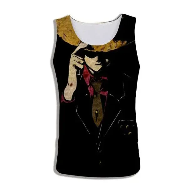 camiseta sin mangas luffy one piece