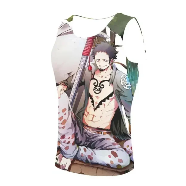 camiseta sin mangas trafalgar law