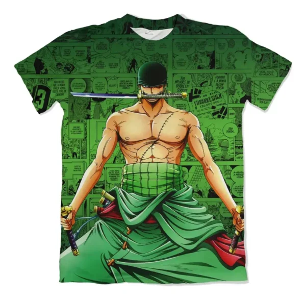 camiseta zoro