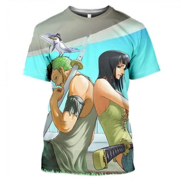 camiseta zoro nico robin