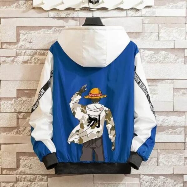 chaqueta luffy azul