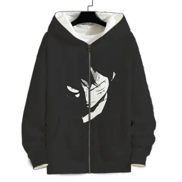 chaqueta luffy enfadado