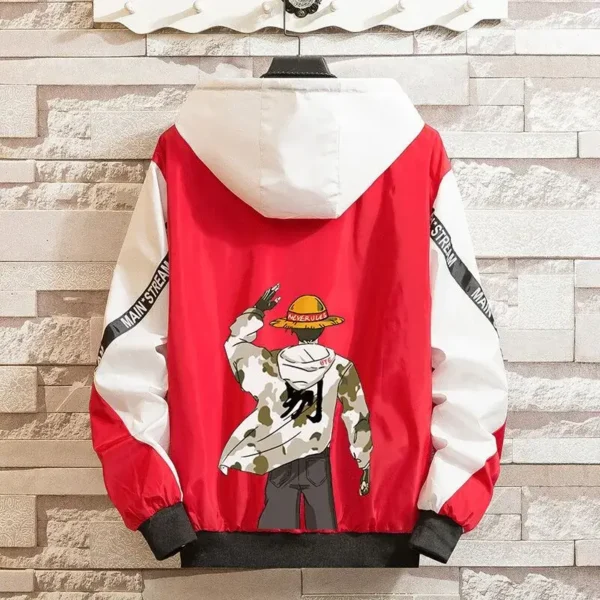 chaqueta luffy rojo