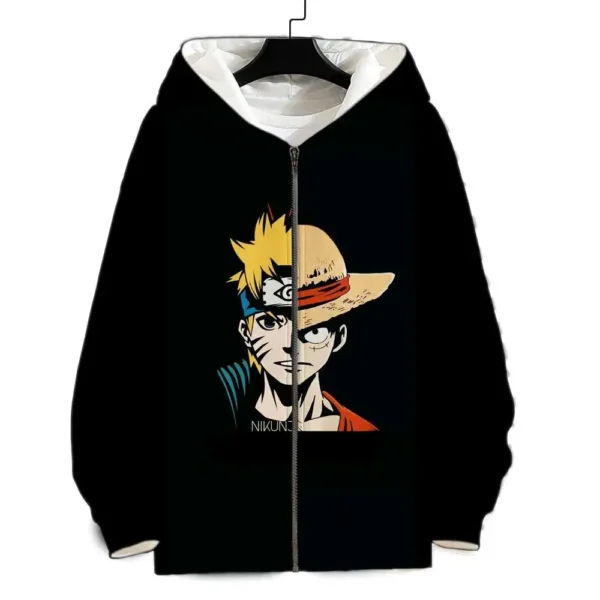 chaqueta luffy vs naruto