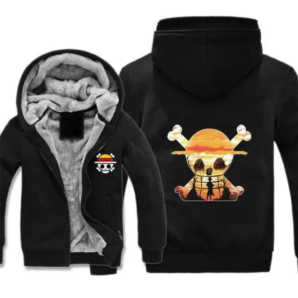 chaqueta negra one piece