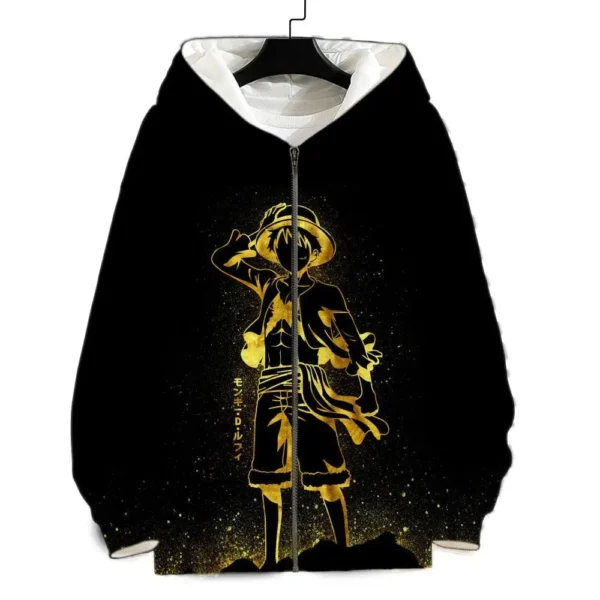 chaqueta one piece gold luffy
