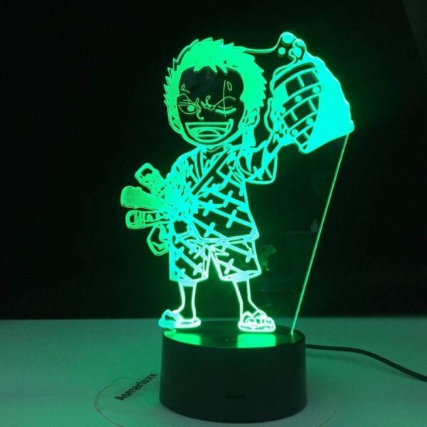 lampara one piece zoro