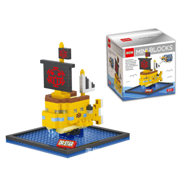 lego one piece submarino