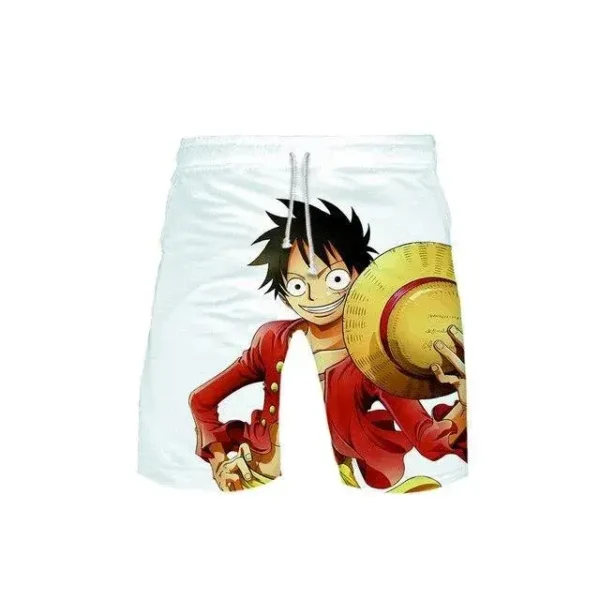 pantalon corto de luffy