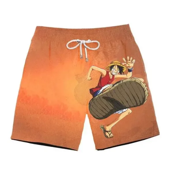 pantalon corto luffy