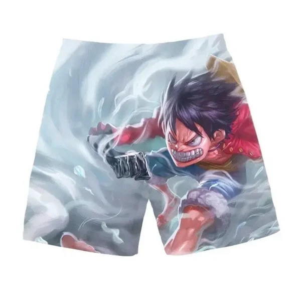 pantalon corto luffy one piece