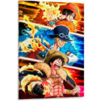 poster luffy ace sabo