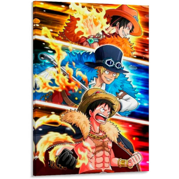 poster luffy ace sabo
