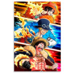 poster luffy ace sabo
