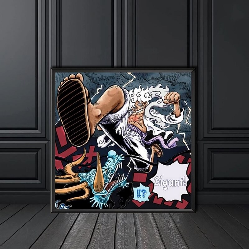 poster luffy gear 5 poster luffy gear 5