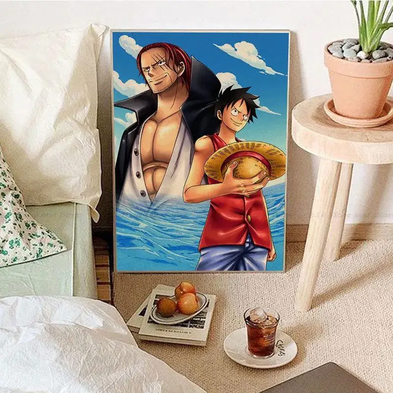 poster luffy shanks poster luffy shanks