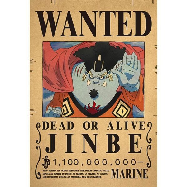 poster wanted jinbe