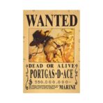 poster wanted luffy ace sabo