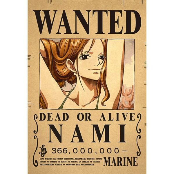 poster wanted nami