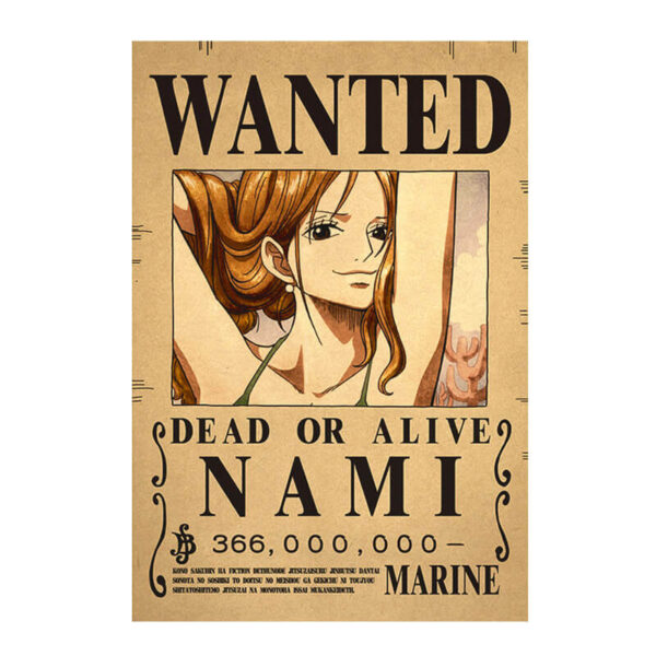 poster wanted nami