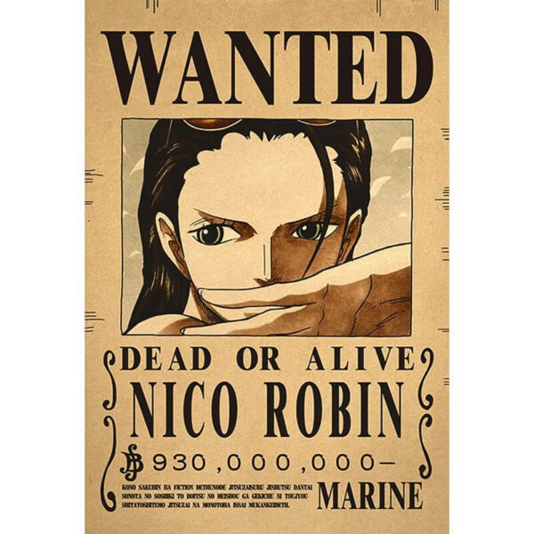poster wanted nico robin