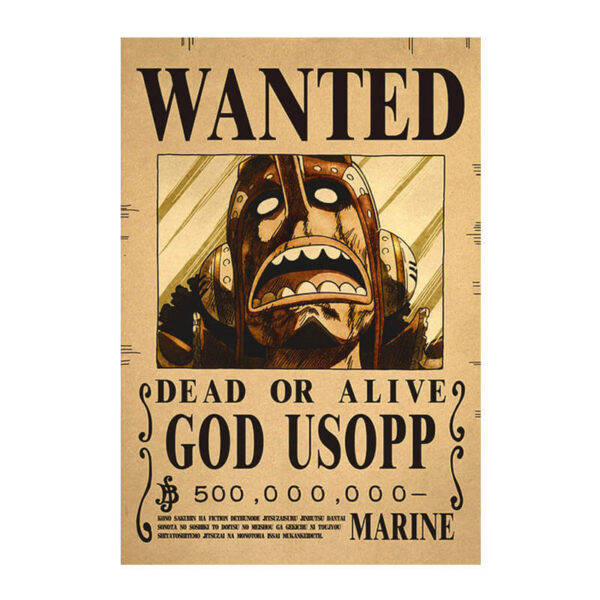poster wanted one piece