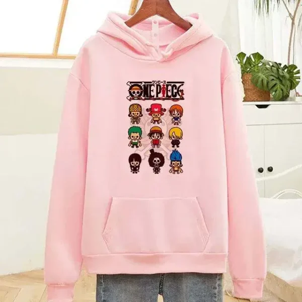 sudadera blanca one piece