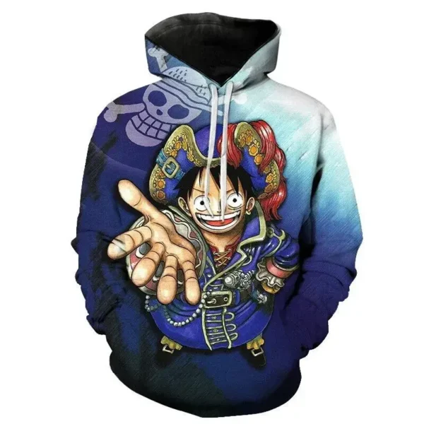 sudadera de luffy one piece