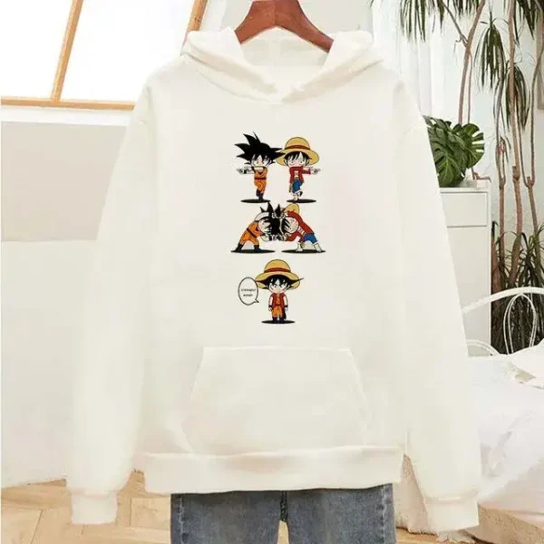 sudadera goku luffy