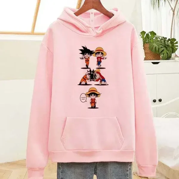 sudadera goku luffy