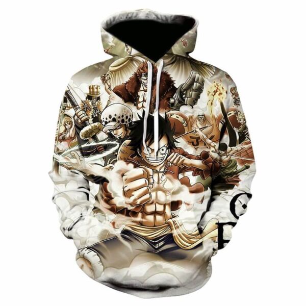 sudadera kid law luffy