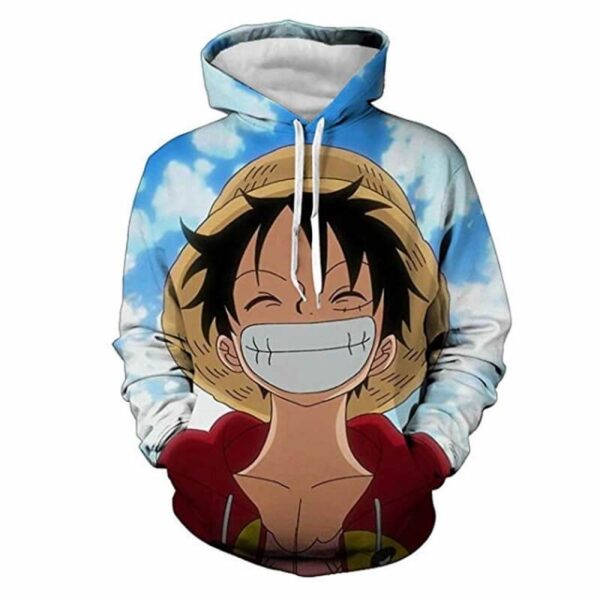 sudadera luffy feliz