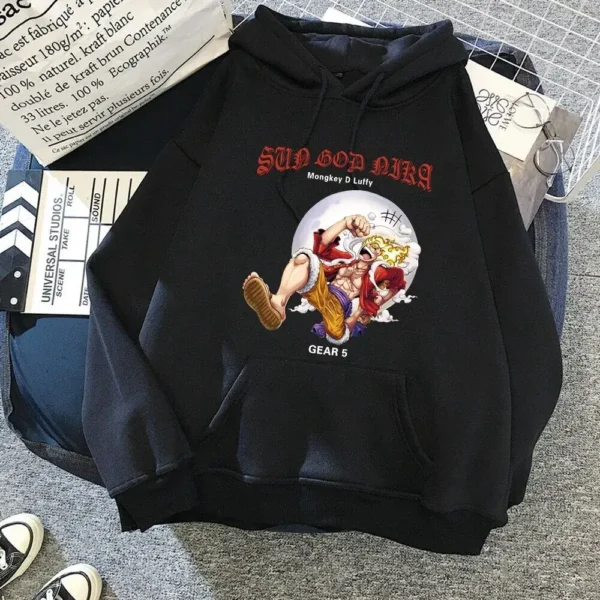 sudadera luffy gear 5 sun god
