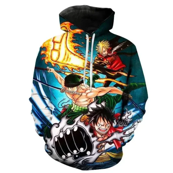 sudadera luffy sanji